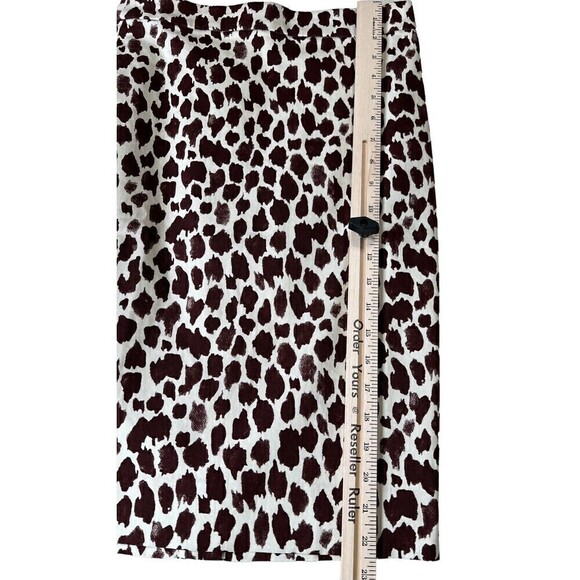 NEW J.Crew No. 2 pencil skirt giraffe print lined Re-Imagined Collection Sz 00 - Picture 6 of 13